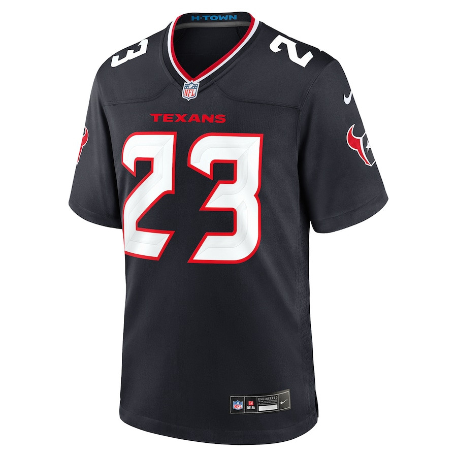 Alternative view of Eric Murray 23 Houston Texans Team Game Men Jersey - Navy JS6722 nicesnker