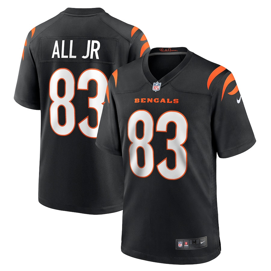Erick All Jr. 83 Cincinnati Bengals Team Game Men Jersey - Black JS5838 nicesnker