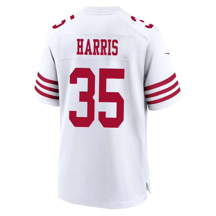 Erik Harris 35 San Francisco 49ers NFC Champions Patch Game Men Jersey - White JS6862 nicesnker - Image 3