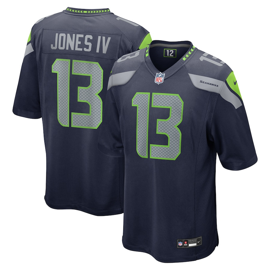Ernest Jones IV 13 Seattle Seahawks Game Men Jersey - College Navy JS1724 nicesnker