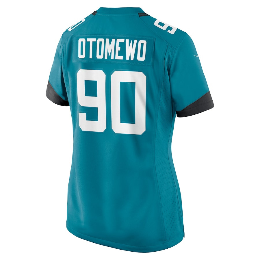 Esezi Otomewo 90 Jacksonville Jaguars Women's Game Jersey - Teal JS2500 nicesnker - Image 3