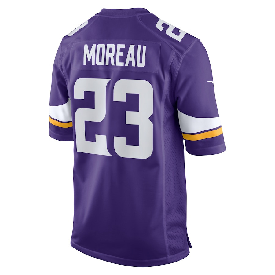 Fabian Moreau 23 Minnesota Vikings Game Men Jersey - Purple JS7107 nicesnker - Image 3