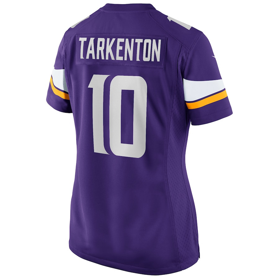 Fran Tarkenton 10 Minnesota Vikings Women Game Retired Jersey - Purple JS1398 nicesnker - Image 3