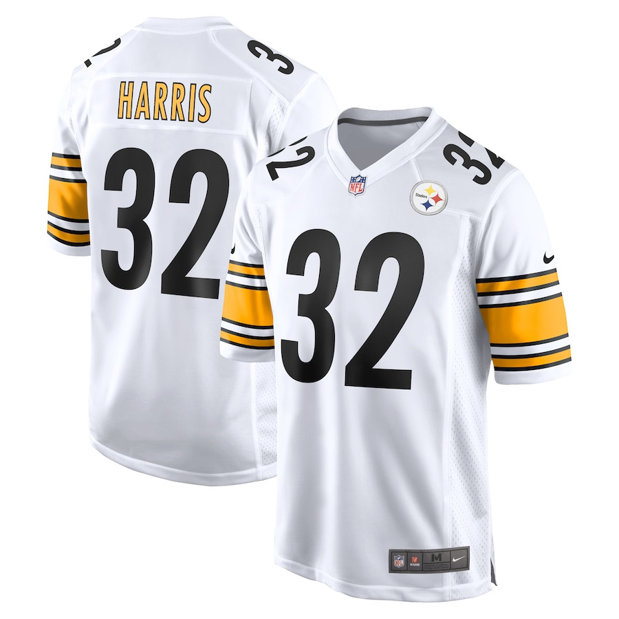 Franco Harris 32 Pittsburgh Steelers Men Retired Jersey - White JS3013 nicesnker