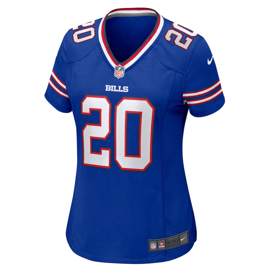 Alternative view of Frank Gore Jr. 20 Buffalo Bills Women's Game Jersey - Royal JS9413 nicesnker