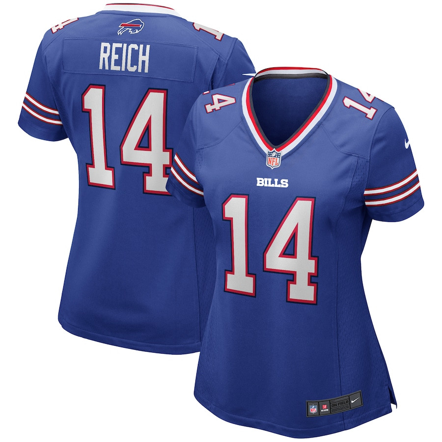 Frank Reich 14 Buffalo Bills Women Game Retired Jersey - Royal JS4553 nicesnker