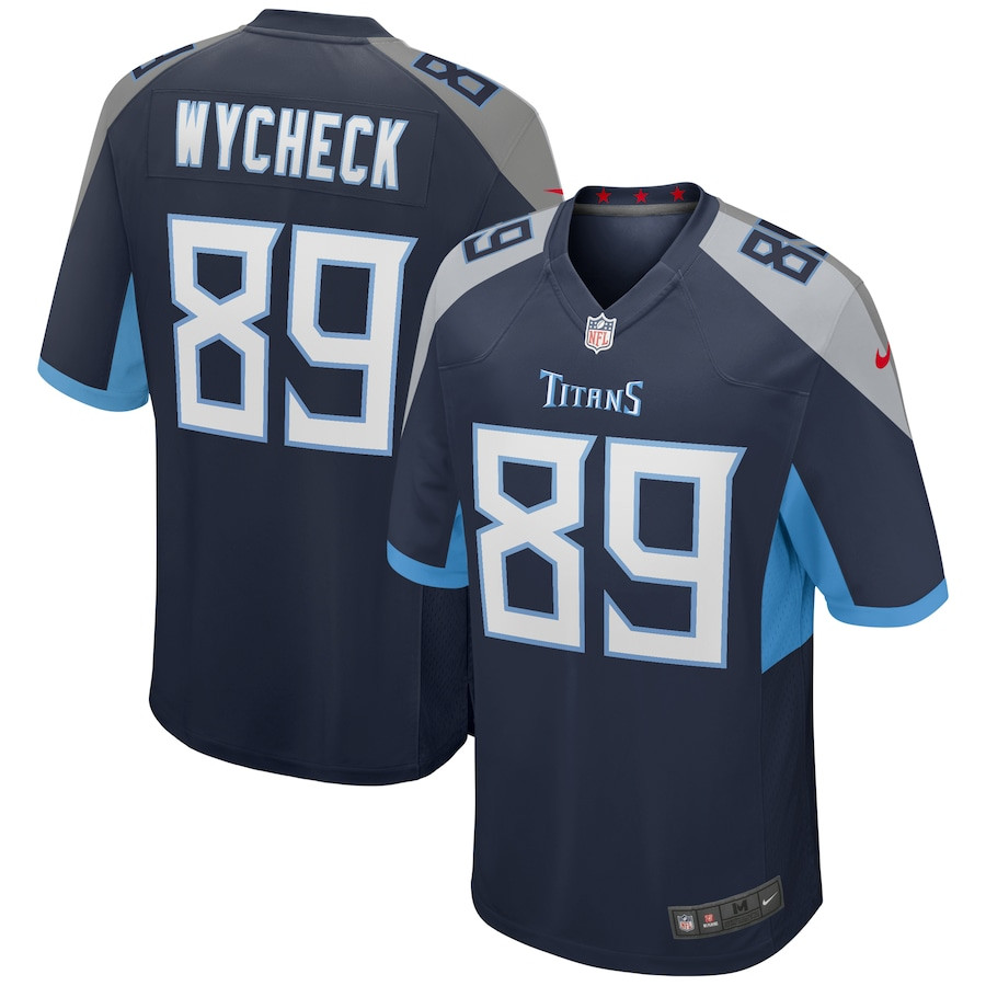 Frank Wycheck 89 Tennessee Titans Men Game Retired Jersey - Navy JS6959 nicesnker