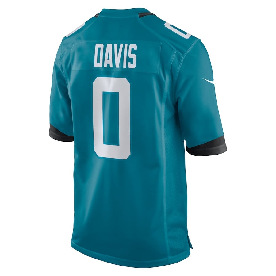 Gabe Davis 5 Jacksonville Jaguars Team Game Men Jersey - Teal JS6934 nicesnker - Image 3