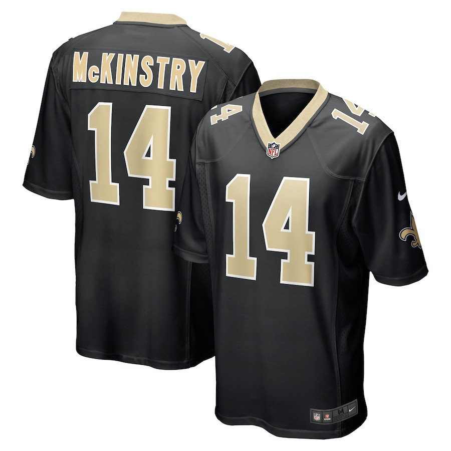 Ga'Quincy McKinstry 14 New Orleans Saints Game Men Jersey - Black JS6889 nicesnker