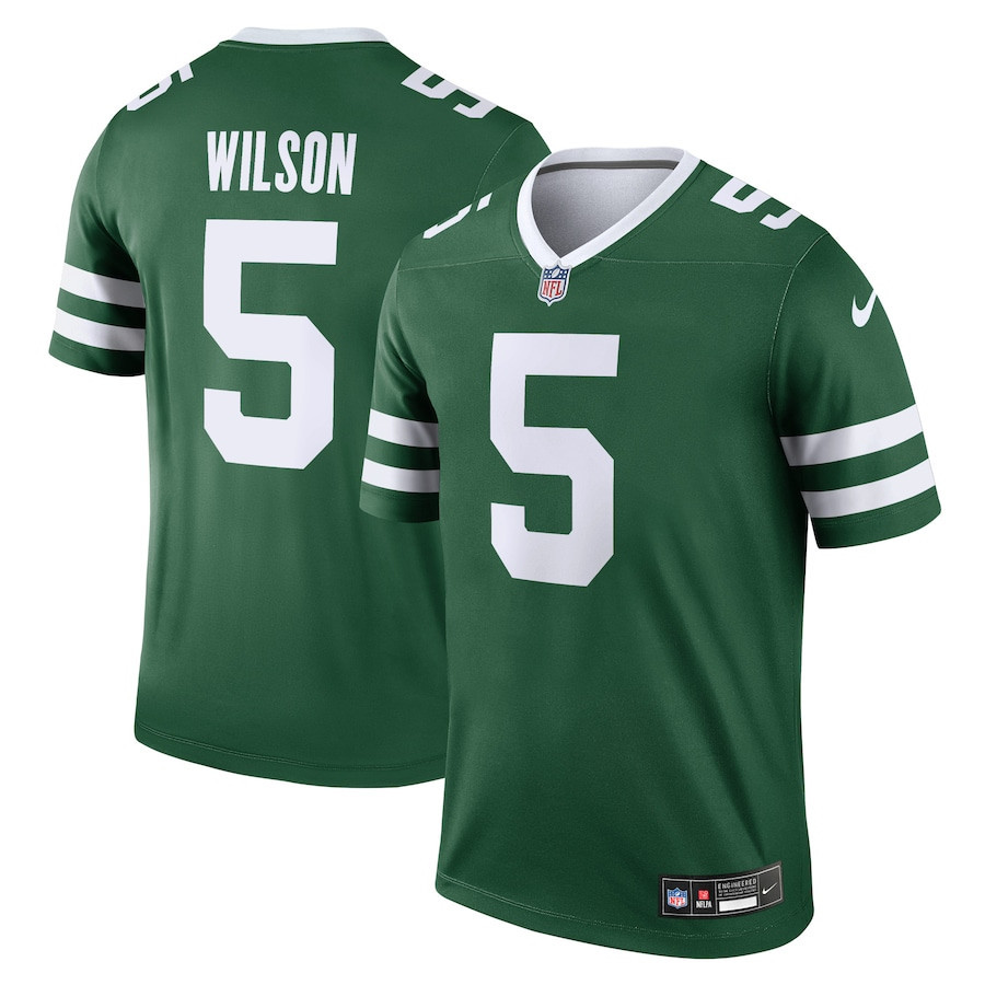Garrett Wilson 5 New York Jets Legend Jersey - Men, Legacy Green JS2512 nicesnker