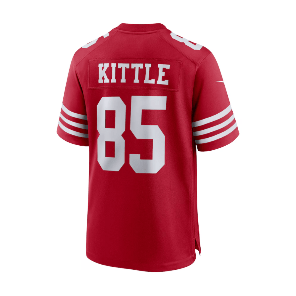 George Kittle 85 San Francisco 49ers 2025 Pro Bowl Patch Game Men Jersey - Scarlet JS4180 nicesnker - Image 3