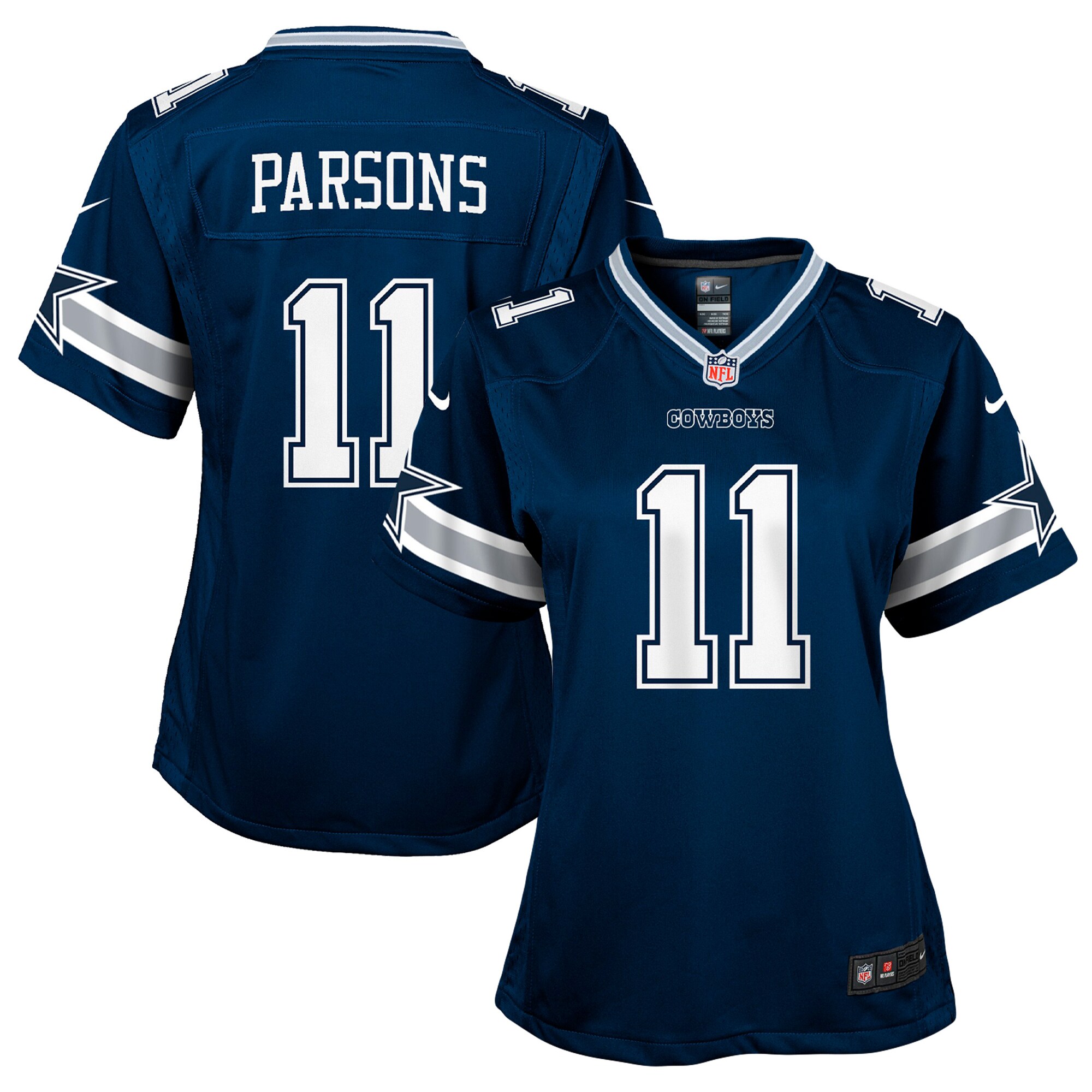 Girls Youth Dallas Cowboys Micah Parsons Navy Game Jersey JS6753 nicesnker