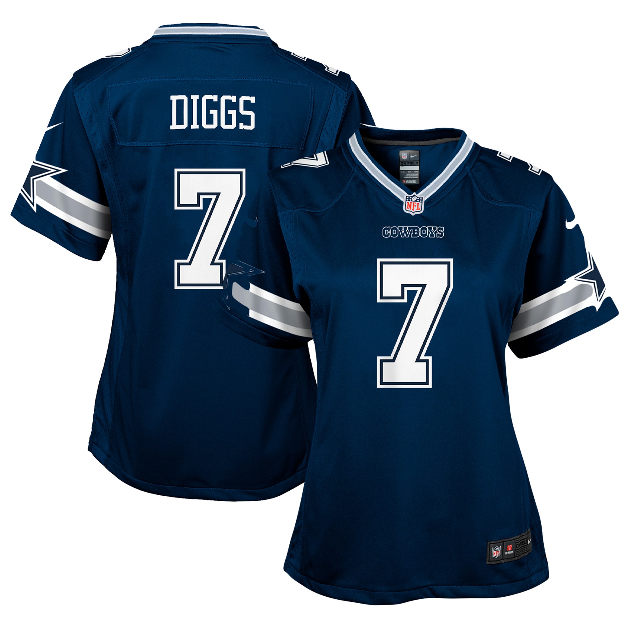 Girls Youth Dallas Cowboys Trevon Diggs Navy Game Jersey JS3845 nicesnker