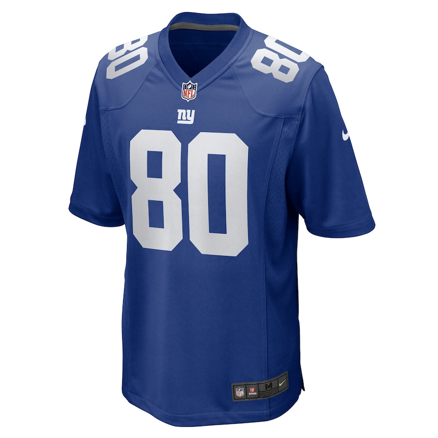 Alternative view of Gunner Olszewski 80 New York Giants Team Game Men Jersey - Royal JS2073 nicesnker