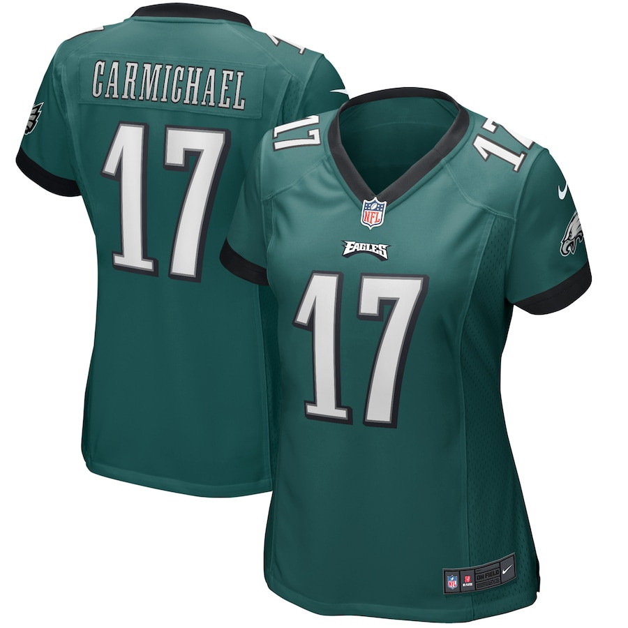 Harold Carmichael 17 Philadelphia Eagles Women Game Retired Jersey - Midnight Green JS8192 nicesnker