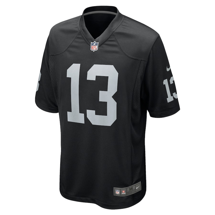 Alternative view of Hunter Renfrow 13 Las Vegas Raiders Men Game Jersey - Black JS5366 nicesnker
