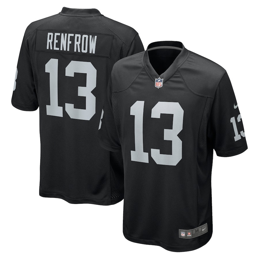 Hunter Renfrow 13 Las Vegas Raiders Men Game Jersey - Black JS5366 nicesnker