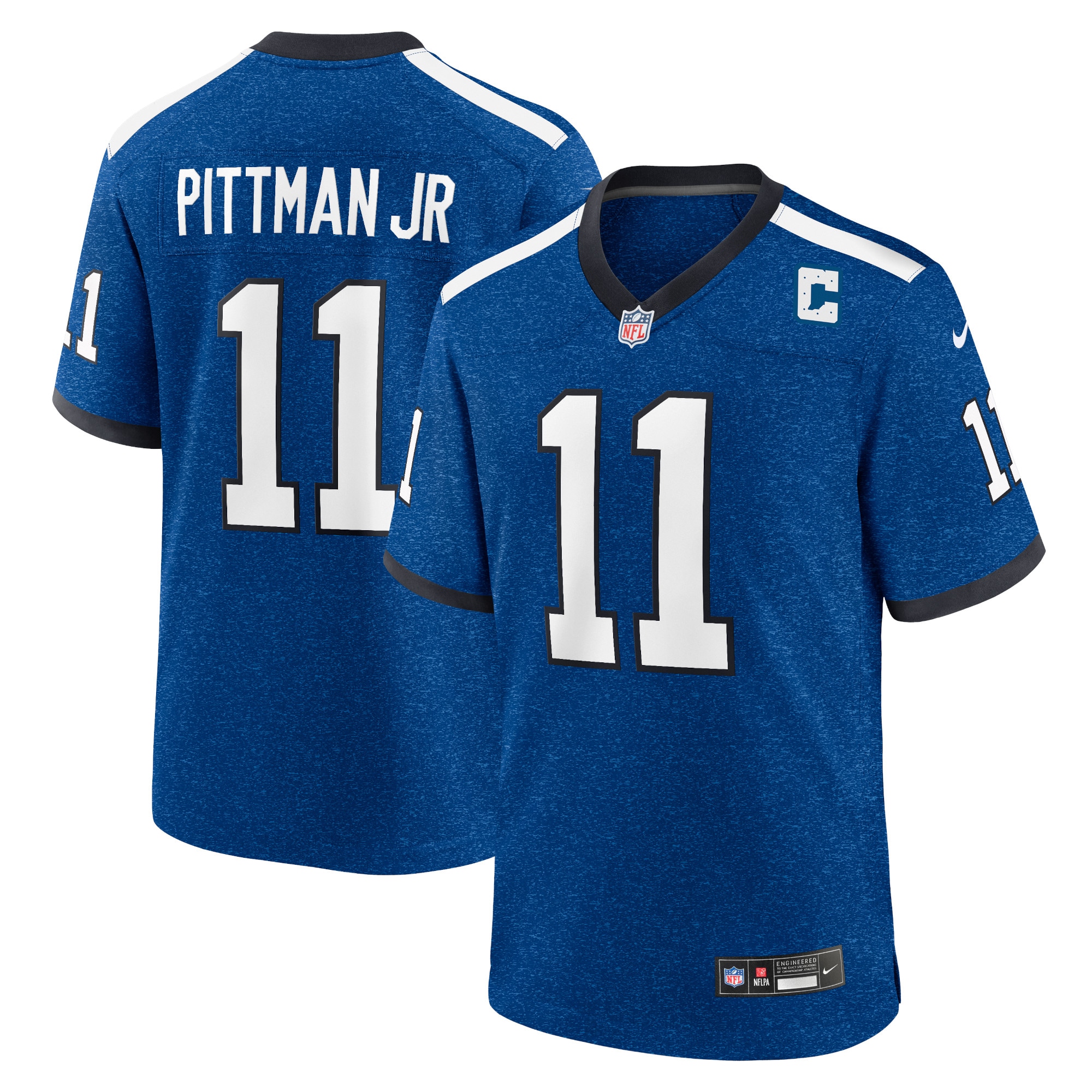 Indiana Nights Men's Indianapolis Colts Michael Pittman Jr. Blue Alternate Game Jersey JS7843 nicesnker