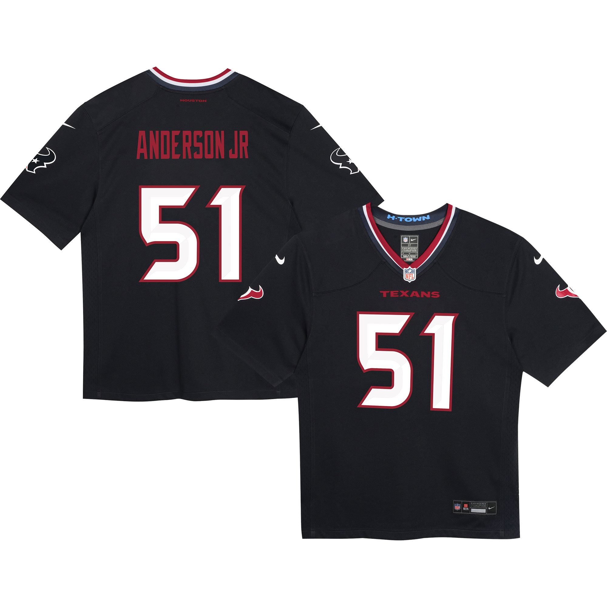 Infant Houston Texans Will Anderson Jr. Navy Game Jersey JS7112 nicesnker