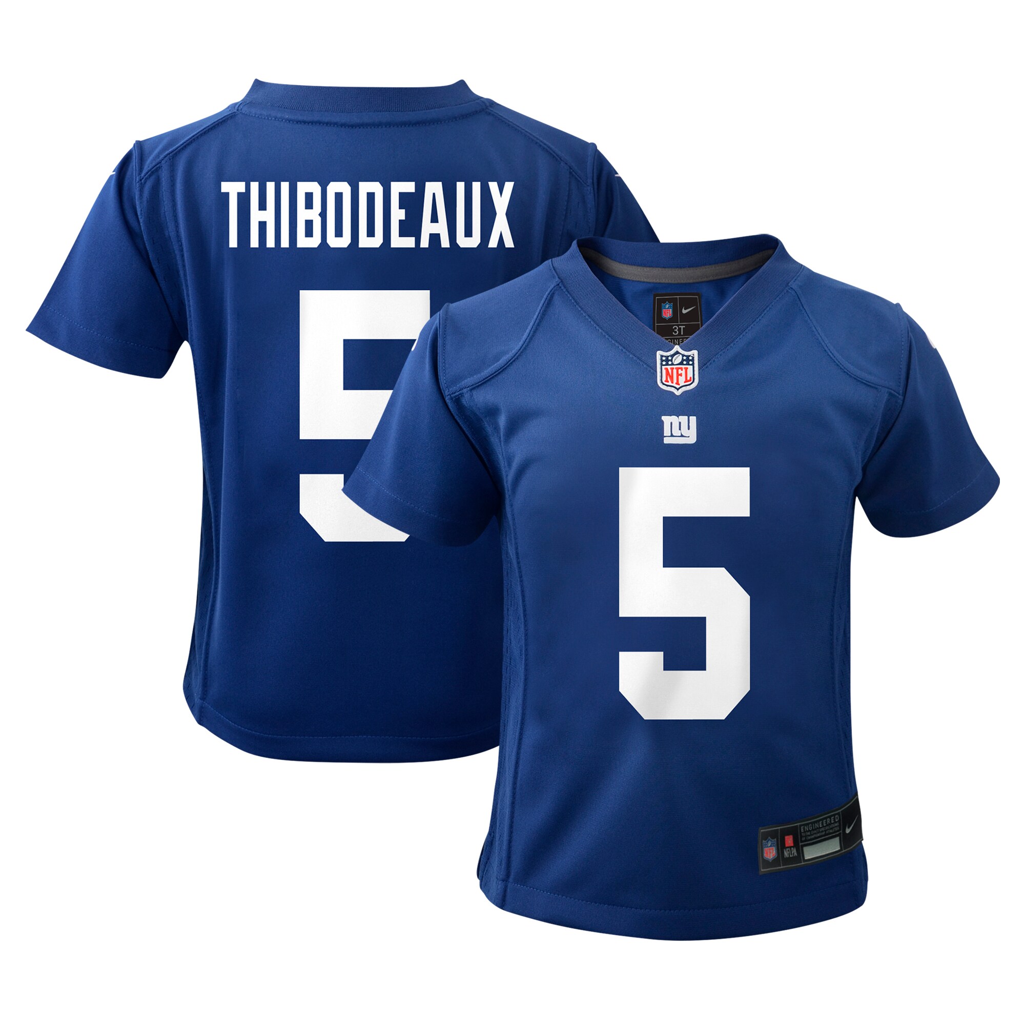 Infant New York Giants Kayvon Thibodeaux Royal Player Game Jersey JS6841 nicesnker