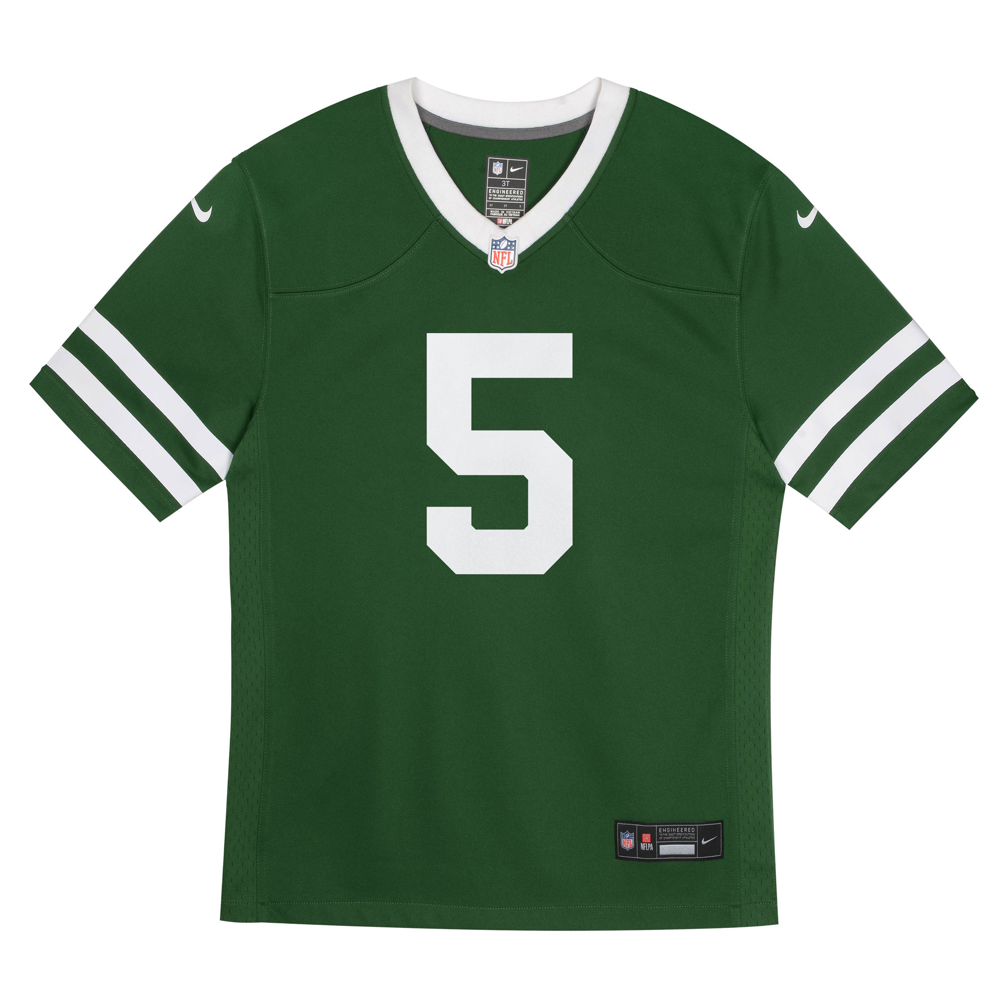 Alternative view of Infant New York Jets Garrett Wilson Legacy Green Game Jersey JS1543 nicesnker