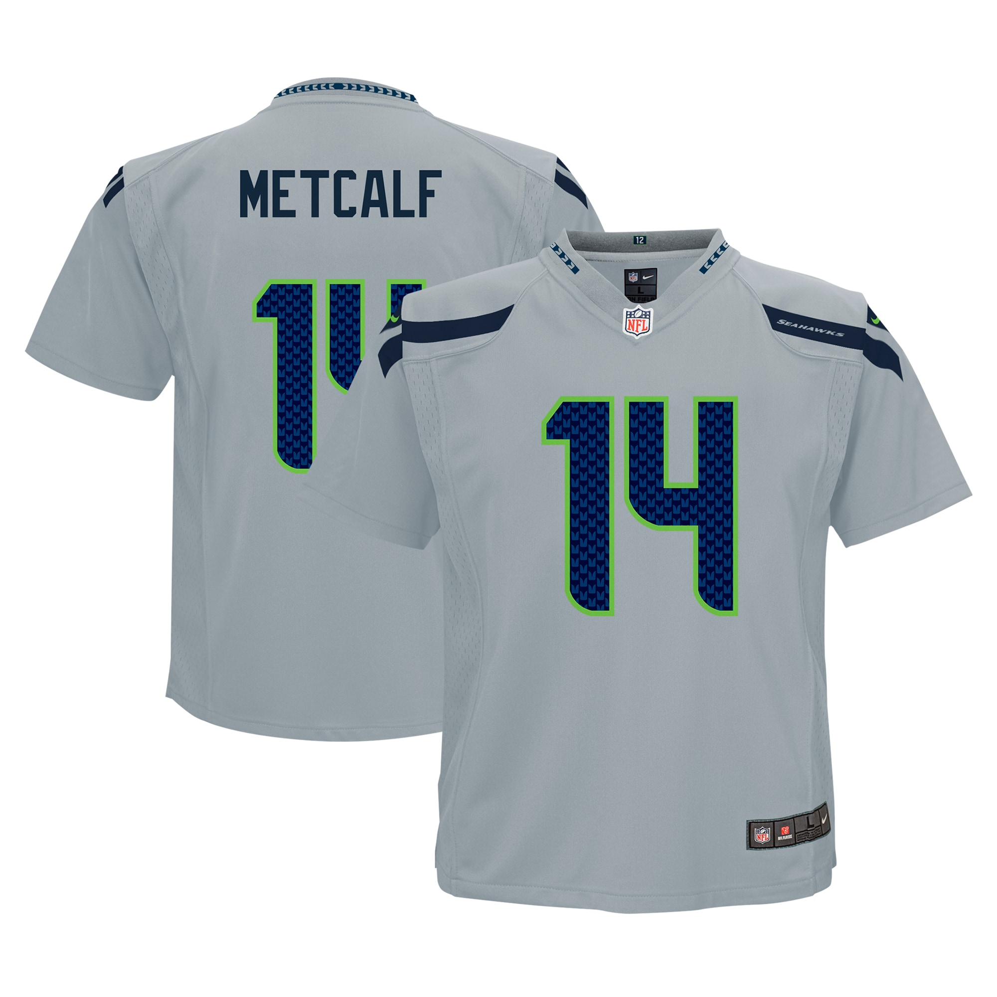 Infant Seattle Seahawks DK Metcalf Royal Alternate Player Game Jersey JS8971 nicesnker