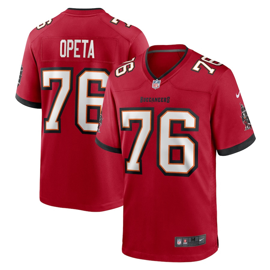 Iosua Opeta 76 Tampa Bay Buccaneers Game Men Jersey - Red JS3505 nicesnker